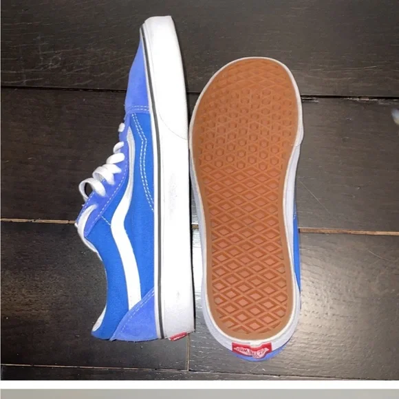 Vans Old Skool Blue Suede Shoes NWOT - Picture 3 of 3